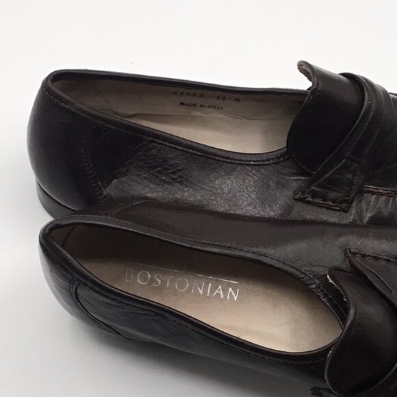bostonian brown dress shoes Bostonian Narrate Step 26116117 Mens Brown Leather Slip On Casual Loaf